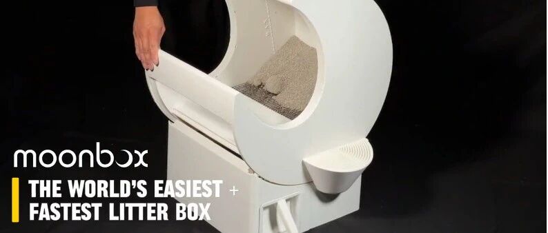 MoonBox: Manual Rotary Litter Box Defies Trend, Raises Over $700K on Kickstarter