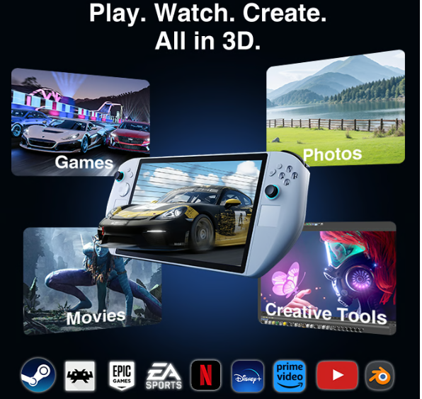Abxylute3D ONE: Glasses-Free 3D PC Handheld Gaming Console Raises Over $300K on Kickstarter source image 7
