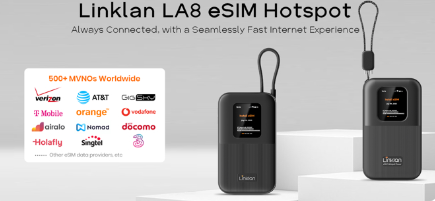 Linklan LA8: Two-in-One Portable Hotspot Draws Nearly 700 Backers source image 2