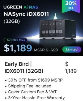UGREEN's AI NAS Hits Kickstarter, Aiming for $15 Million Amidst AI Wave source image 2