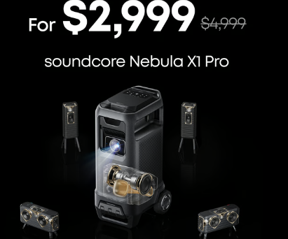 Anker's Nebula X1 Pro Portable Laser Projector Campaign Surges Towards $10 Million on Kickstarter source image 2