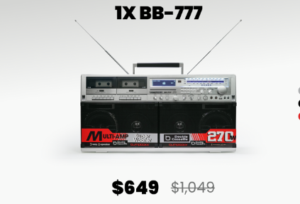 Bumpboxx BB-777: Retro Boombox Campaign Surpasses $2.6M on Kickstarter, Signaling a New Wave for Vintage Tech? source image 2