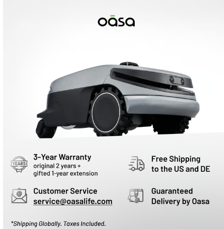 Oasa Robotics Secures $2.3 Million on Kickstarter for Robotic Reel Mower source image 2
