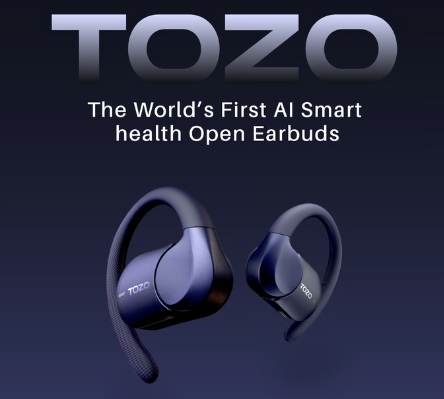 Amazon Bestseller TOZO's AI+Health Open-Ear Headphones Underperform on Kickstarter source image 2