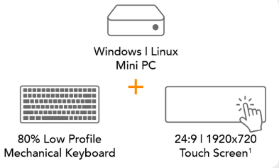Kernelcom's Portable Workstation: A Mechanical Keyboard Mini-PC Hybrid Raises $156K on Kickstarter source image 2