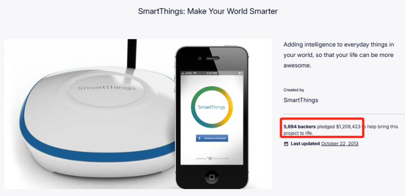 SmartThings: How an Early Smart Home Crowdfunding Project Grew to a $200M Acquisition