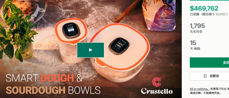 Crustello: Smart Fermentation Bowl Raises Nearly $500K on Kickstarter
