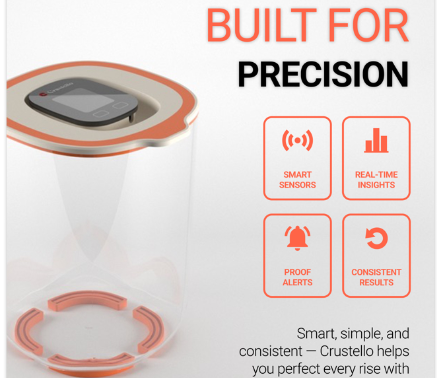 Crustello: Smart Fermentation Bowl Raises Nearly $500K on Kickstarter source image 3