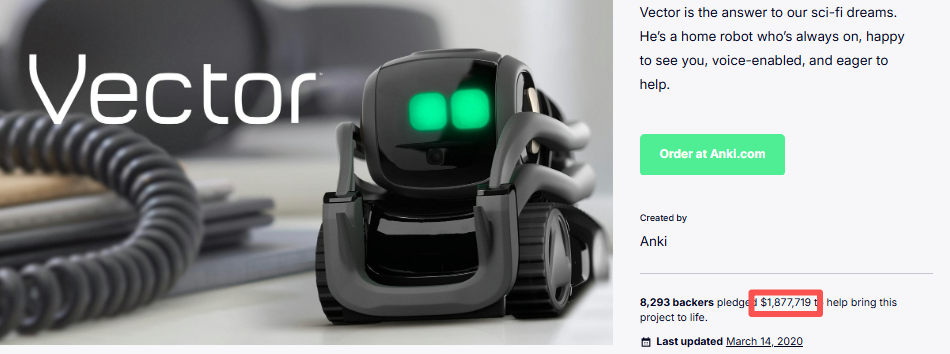 The Rise and Fall of Anki's Vector: A $1.87 Million Crowdfunding Cautionary Tale source image 2