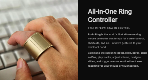 ProloRing: Mouse-Replacing Smart Ring Secures $410,000 on Kickstarter source image 9