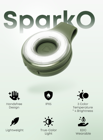 SparkO: Portable Lighting Device Raises Nearly $100K on Kickstarter in 10 Days source image 2