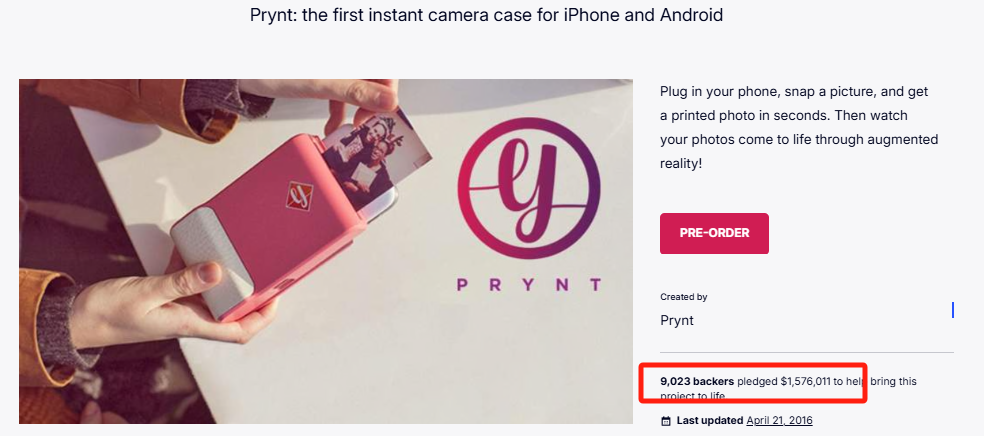 Prynt: The Mobile Photography Innovator That Raised $1.57M on Kickstarter a Decade Ago