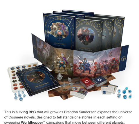 Brandon Sanderson's Cosmere RPG Shatters Kickstarter Records with $15 Million Campaign source image 4