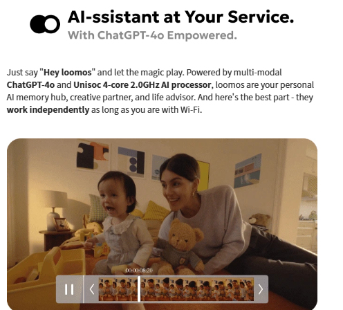 Loomos AIGlasses: ChatGPT-Powered Wearable Secures $2.06M on Kickstarter source image 2