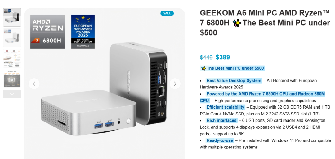 GEEKOM A9 Mega: Kickstarter Campaign for 'Most Powerful Mini PC' Surpasses $200K source image 8