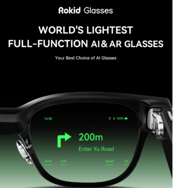 Rokid Launches World's Lightest AI & AR Glasses, Raising Over $1.1 Million on Kickstarter in 4 Days source image 4