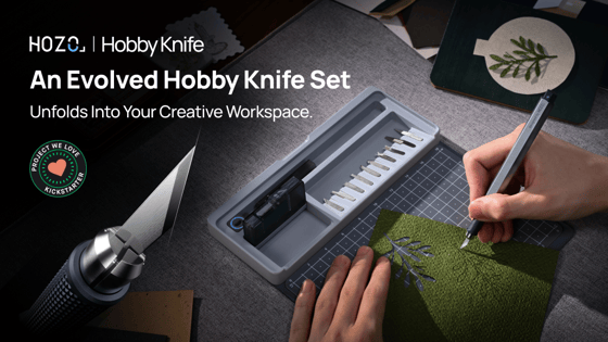 HOZO Hobby Knife — A Classic, Reinvented for Makers